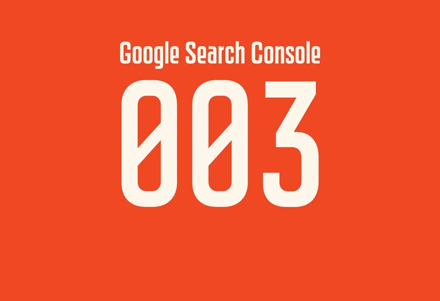 Google Search Console השיטה למציאת שאלות